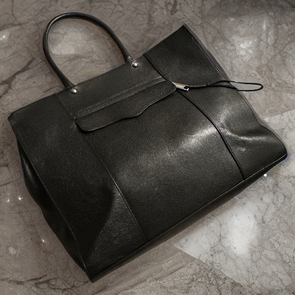 Rebecca Minkoff Large MAB Saffiano Leather Shoulder Purse Tote Bag - Picture 4 of 16